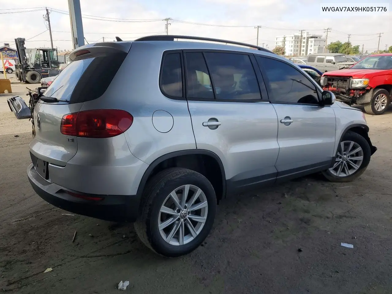 2017 Volkswagen Tiguan S VIN: WVGAV7AX9HK051776 Lot: 56838086