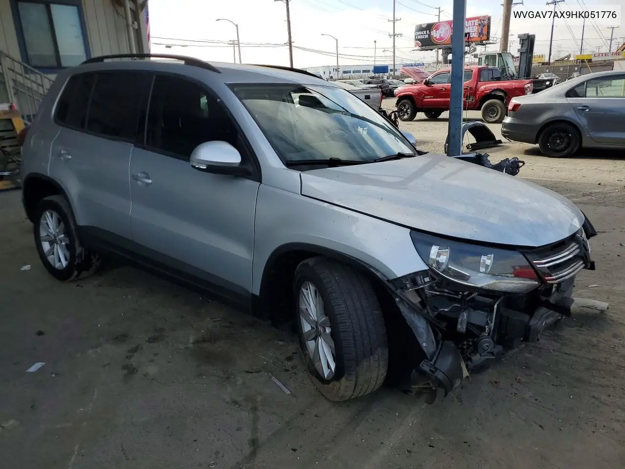 2017 Volkswagen Tiguan S VIN: WVGAV7AX9HK051776 Lot: 56838086