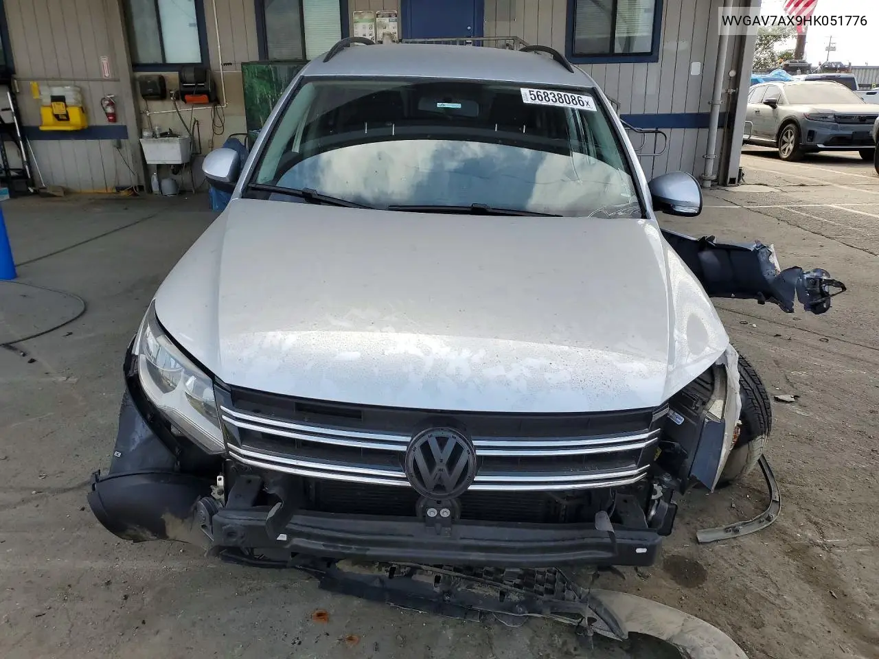 2017 Volkswagen Tiguan S VIN: WVGAV7AX9HK051776 Lot: 56838086