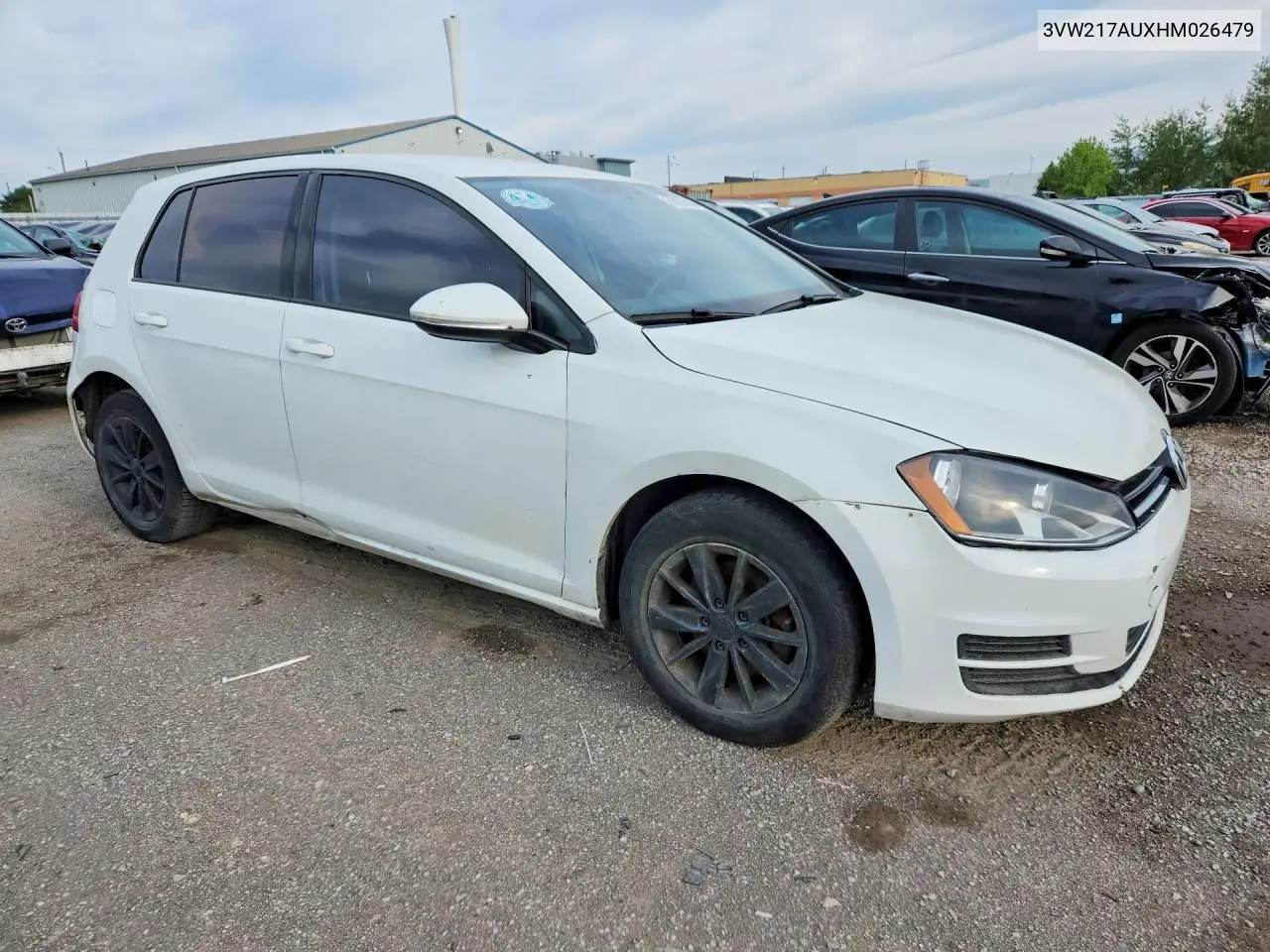 2017 Volkswagen Golf S VIN: 3VW217AUXHM026479 Lot: 56937586