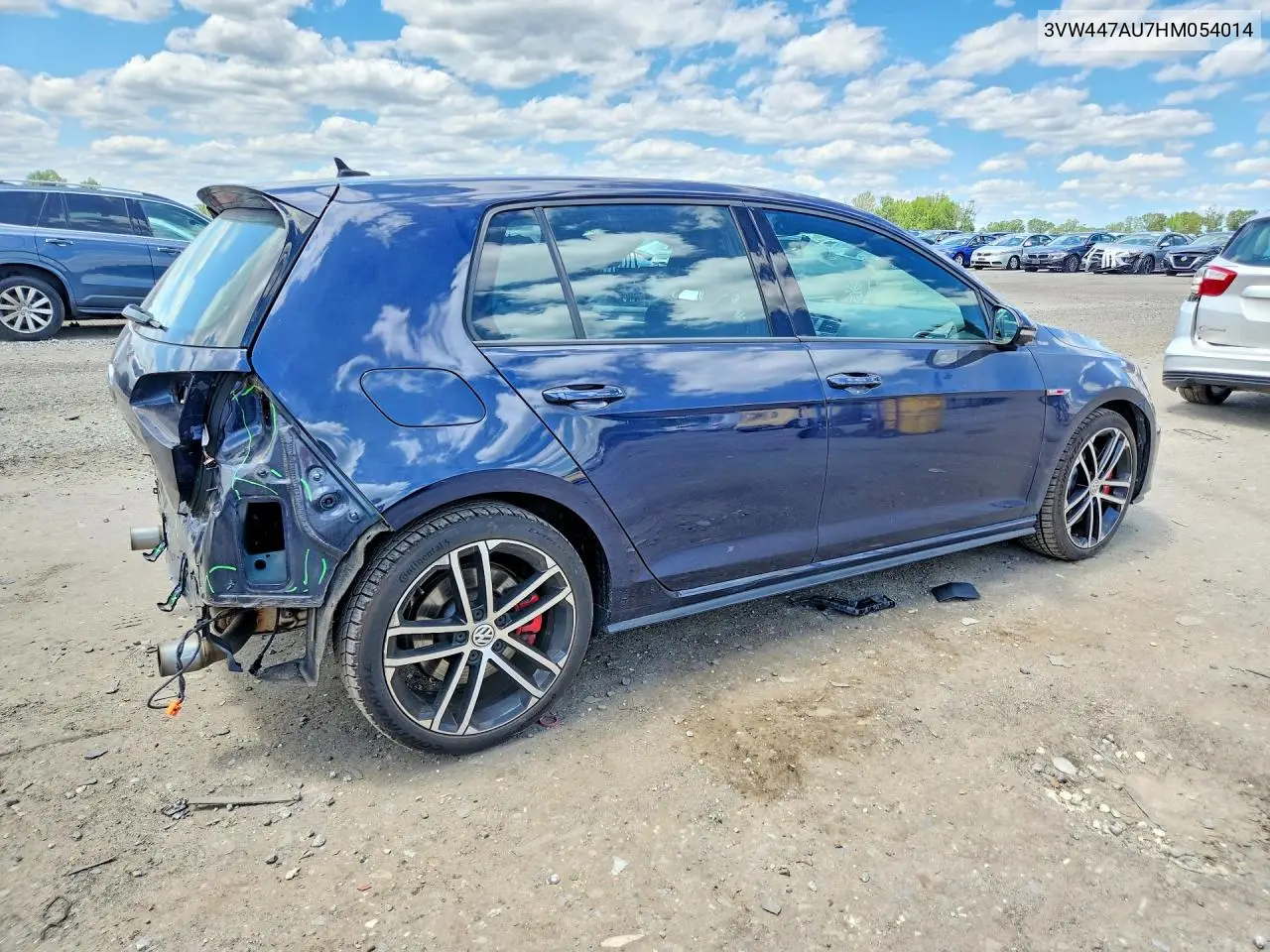 2017 Volkswagen Gti S VIN: 3VW447AU7HM054014 Lot: 57155116