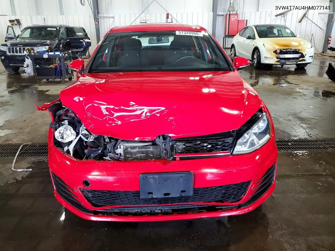 2017 Volkswagen Gti S VIN: 3VW4T7AU4HM077141 Lot: 57320906
