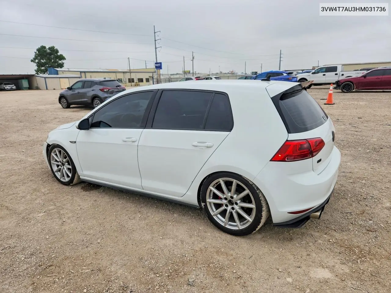 2017 Volkswagen Gti S VIN: 3VW4T7AU3HM031736 Lot: 57626476