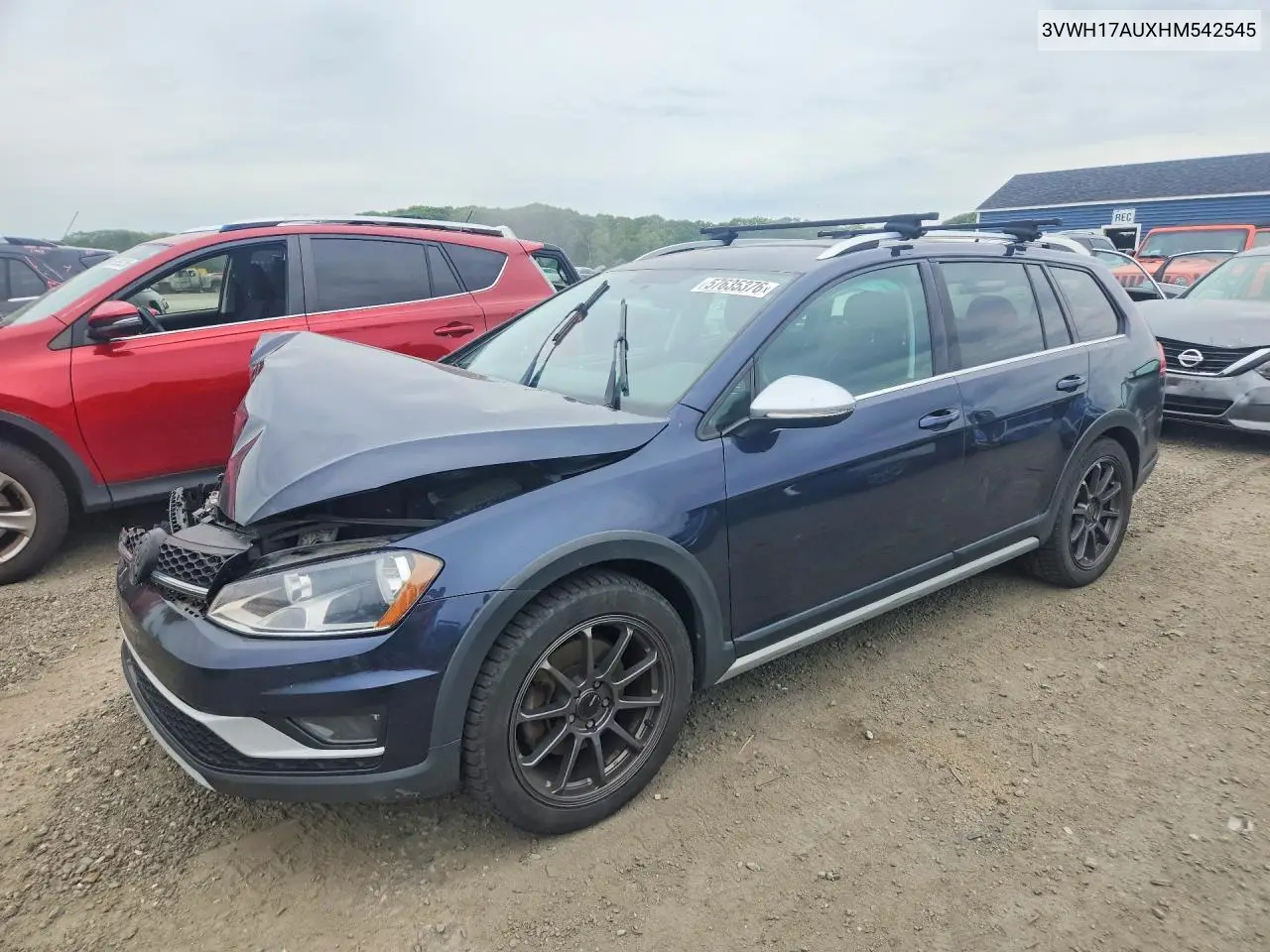 2017 Volkswagen Golf Alltrack S VIN: 3VWH17AUXHM542545 Lot: 57635376