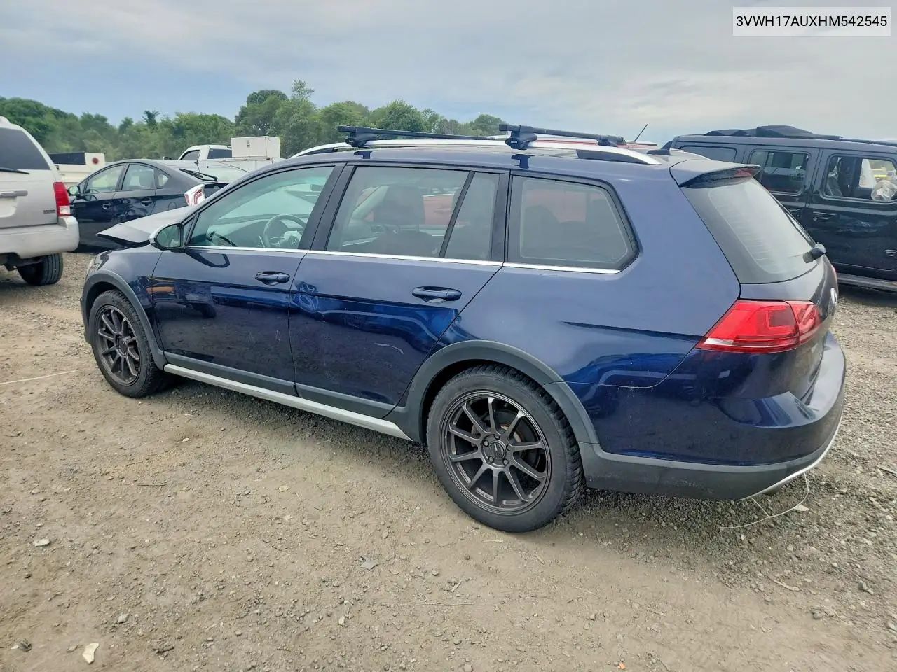 2017 Volkswagen Golf Alltrack S VIN: 3VWH17AUXHM542545 Lot: 57635376