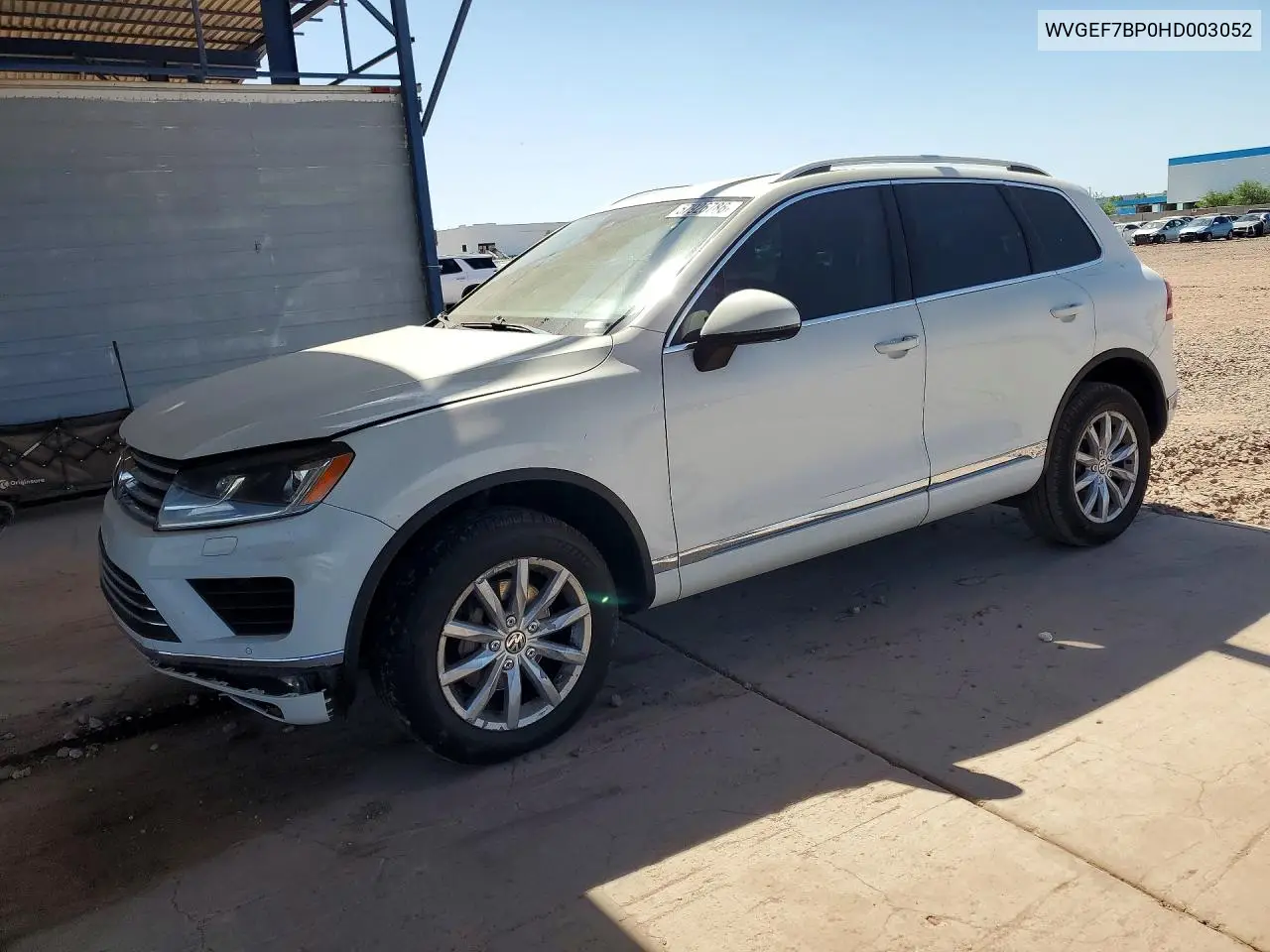 2017 Volkswagen Touareg Sport VIN: WVGEF7BP0HD003052 Lot: 57926786