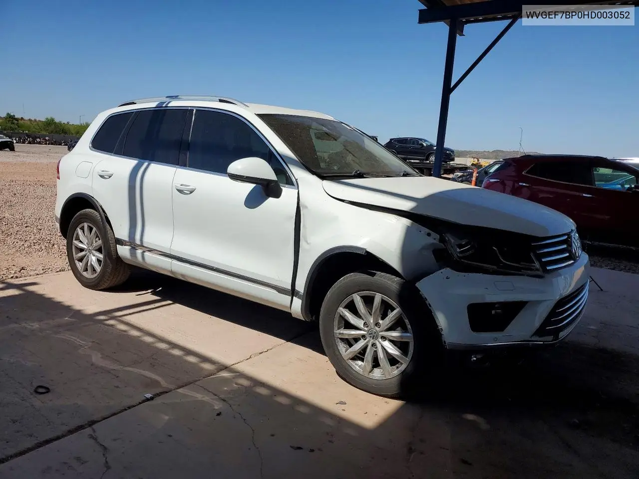 2017 Volkswagen Touareg Sport VIN: WVGEF7BP0HD003052 Lot: 57926786