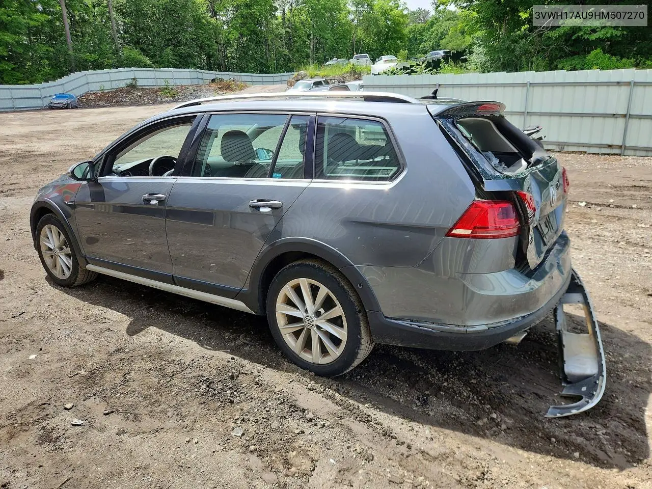 2017 Volkswagen Golf Alltrack S VIN: 3VWH17AU9HM507270 Lot: 58027116