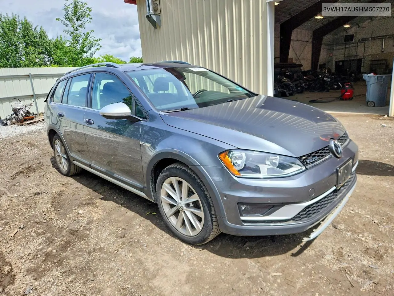 2017 Volkswagen Golf Alltrack S VIN: 3VWH17AU9HM507270 Lot: 58027116