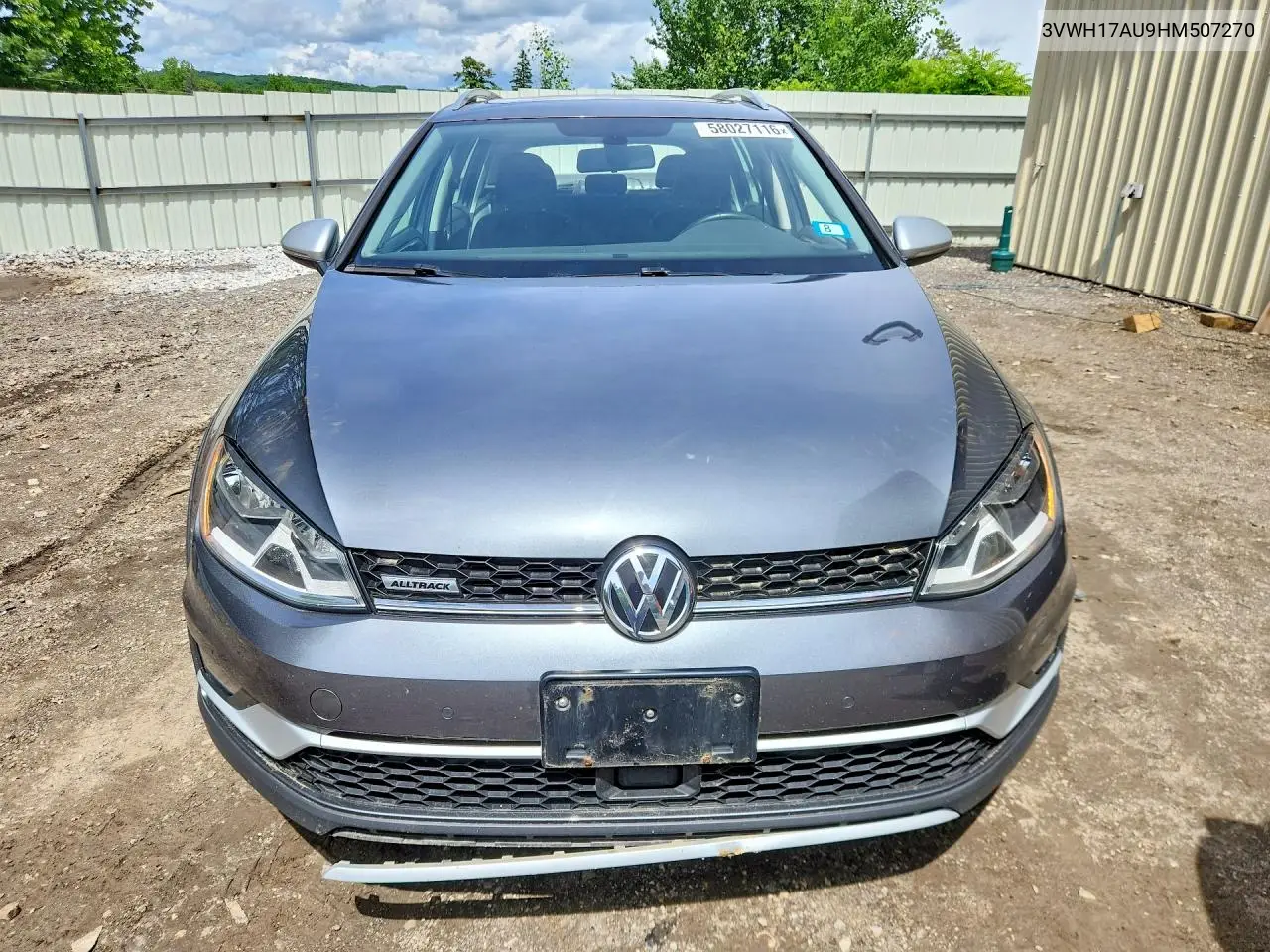 2017 Volkswagen Golf Alltrack S VIN: 3VWH17AU9HM507270 Lot: 58027116