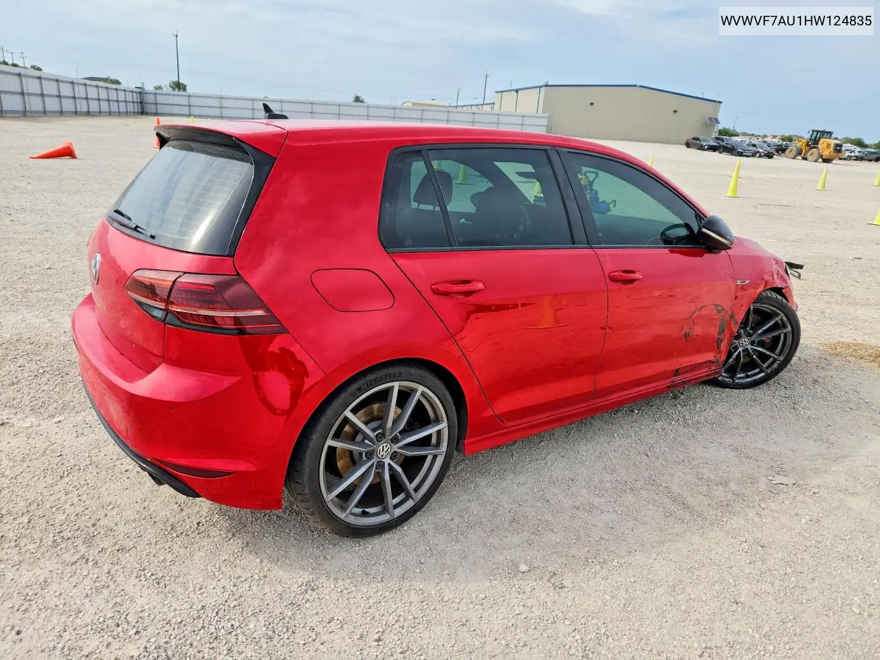 2017 Volkswagen Golf R VIN: WVWVF7AU1HW124835 Lot: 58108956