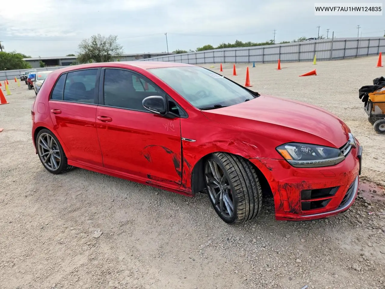 2017 Volkswagen Golf R VIN: WVWVF7AU1HW124835 Lot: 58108956
