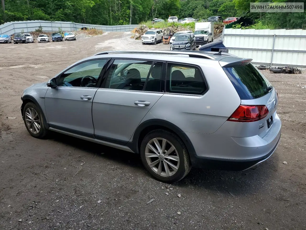2017 Volkswagen Golf Alltrack S VIN: 3VWH17AU6HM507498 Lot: 58170576