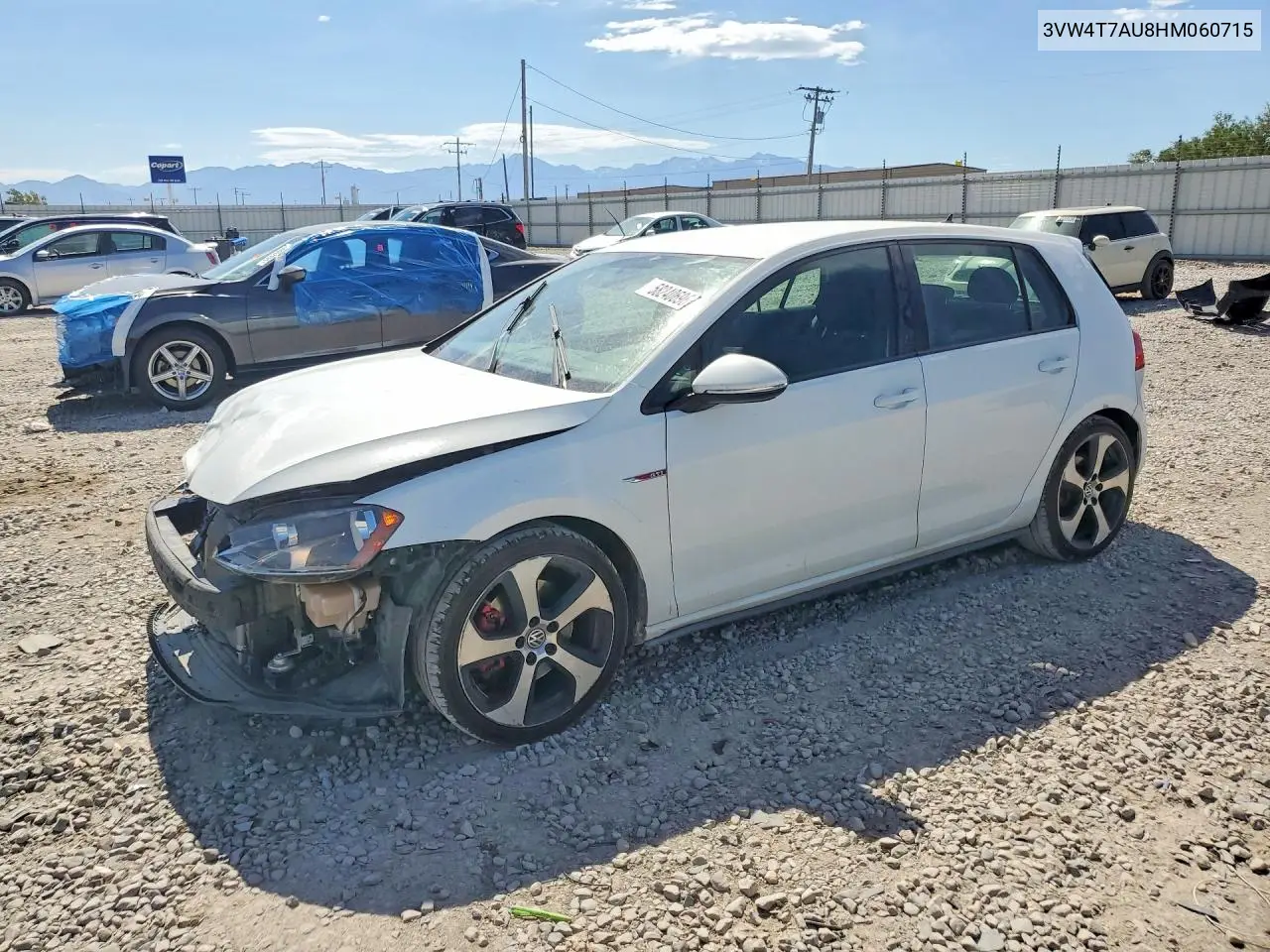 2017 Volkswagen Gti S VIN: 3VW4T7AU8HM060715 Lot: 58240696