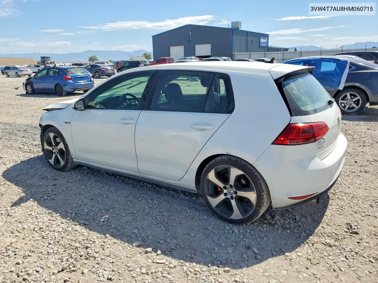 2017 Volkswagen Gti S VIN: 3VW4T7AU8HM060715 Lot: 58240696