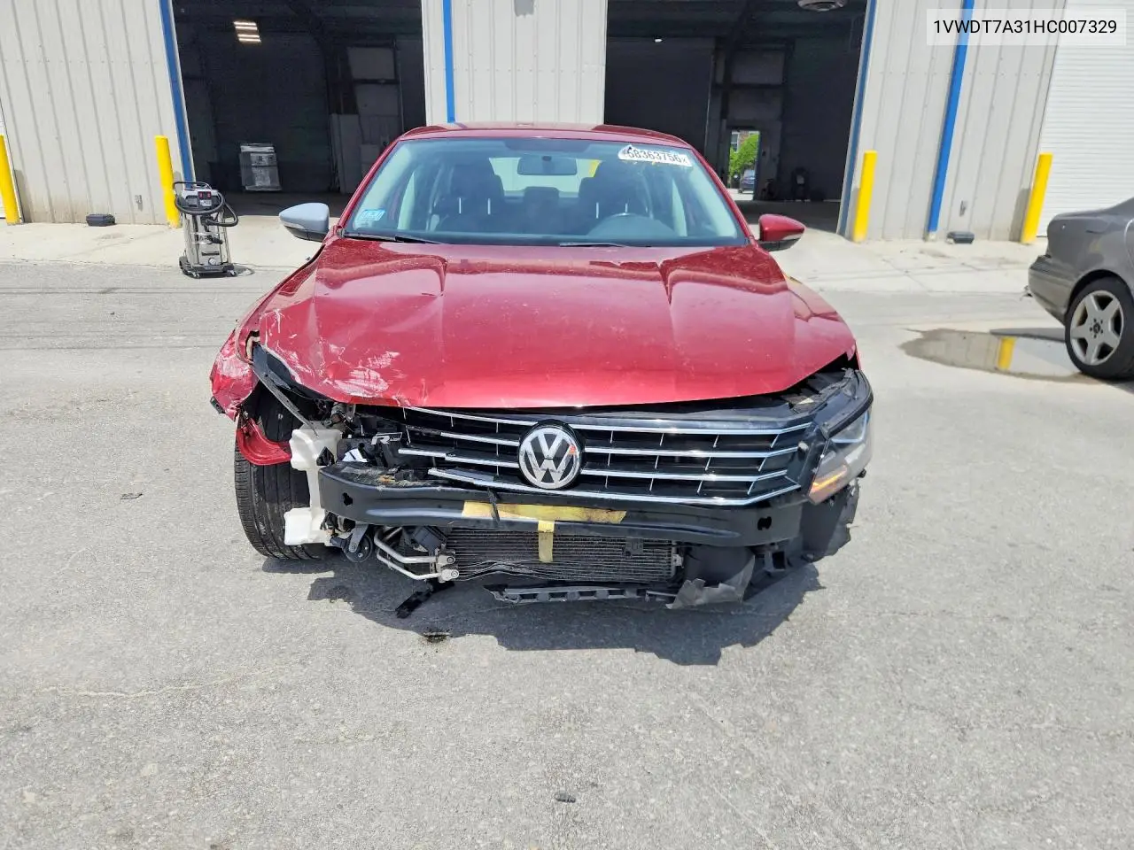 2017 Volkswagen Passat R-Line VIN: 1VWDT7A31HC007329 Lot: 58363756