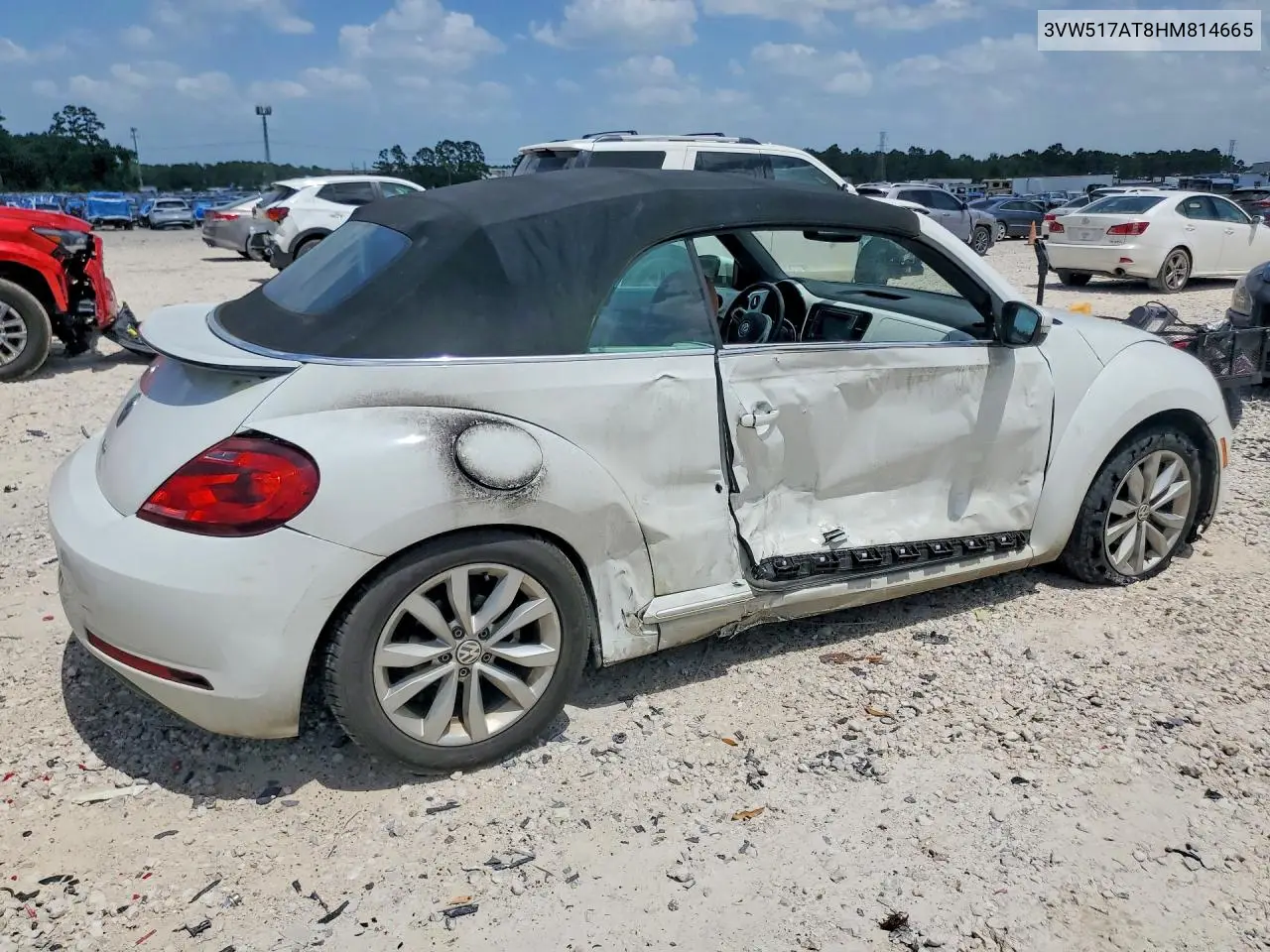 2017 Volkswagen Beetle S/Se VIN: 3VW517AT8HM814665 Lot: 58421486
