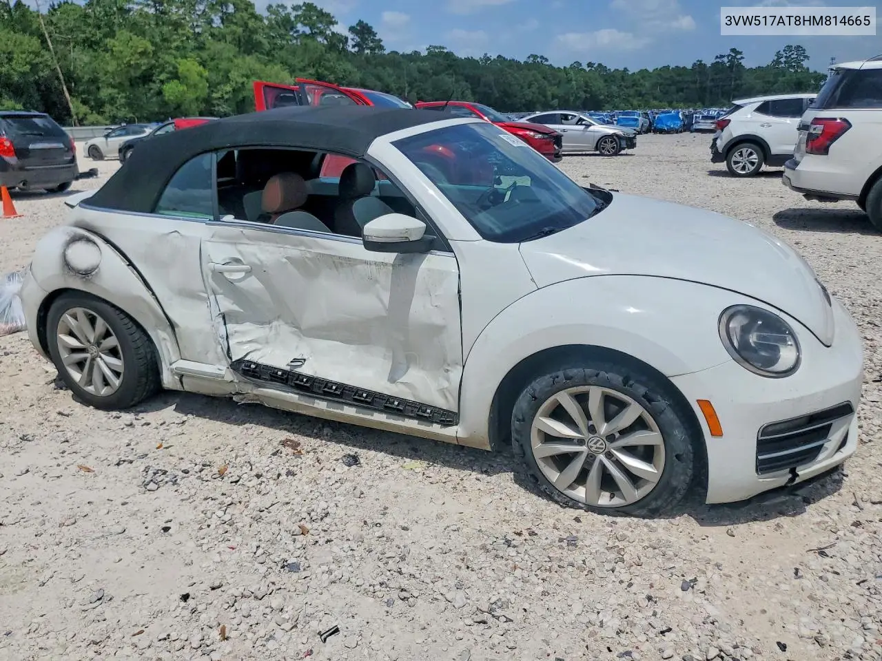 2017 Volkswagen Beetle S/Se VIN: 3VW517AT8HM814665 Lot: 58421486
