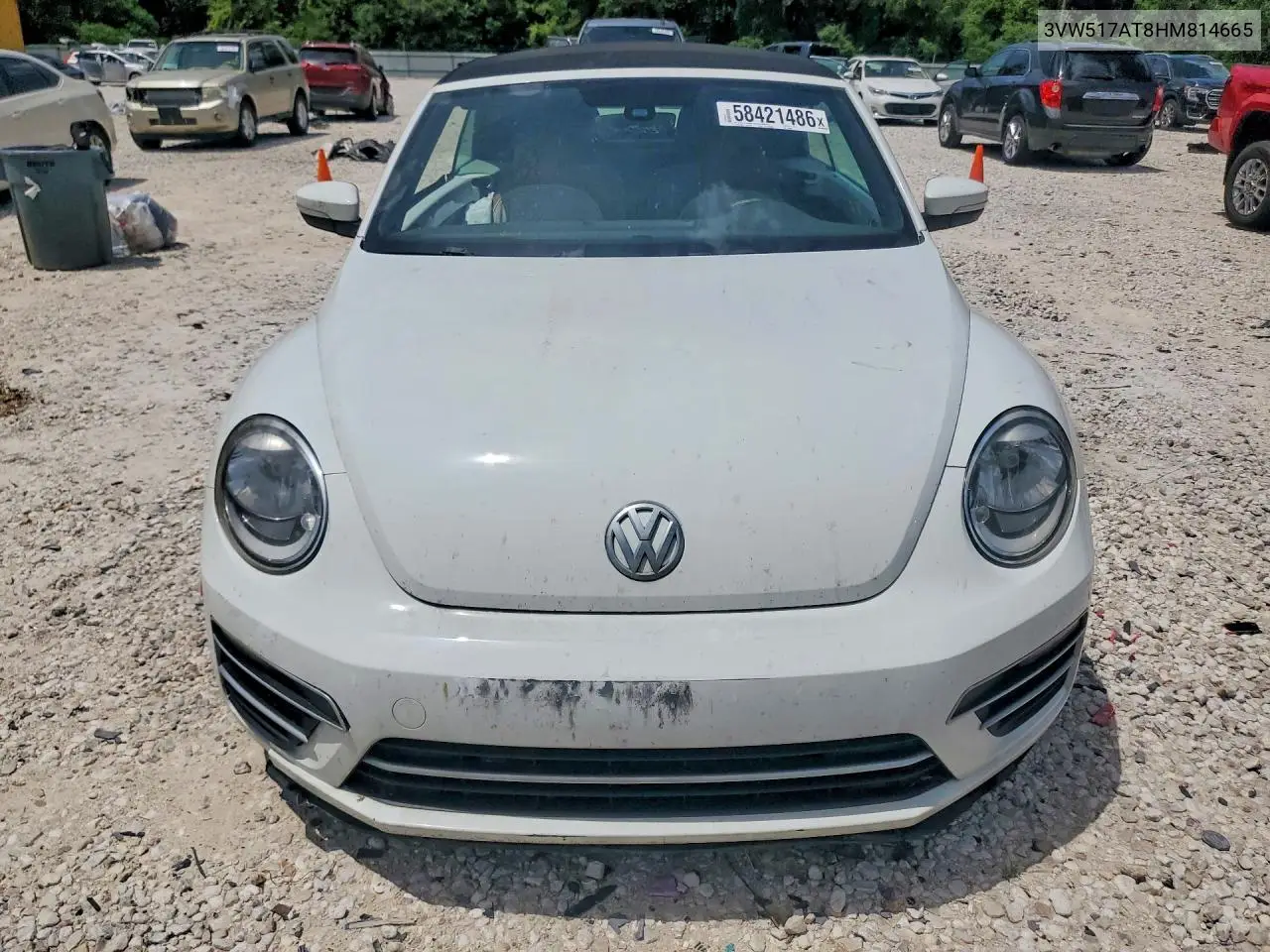 2017 Volkswagen Beetle S/Se VIN: 3VW517AT8HM814665 Lot: 58421486