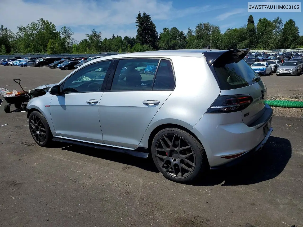 2017 Volkswagen Gti S VIN: 3VW5T7AU1HM033165 Lot: 58426516