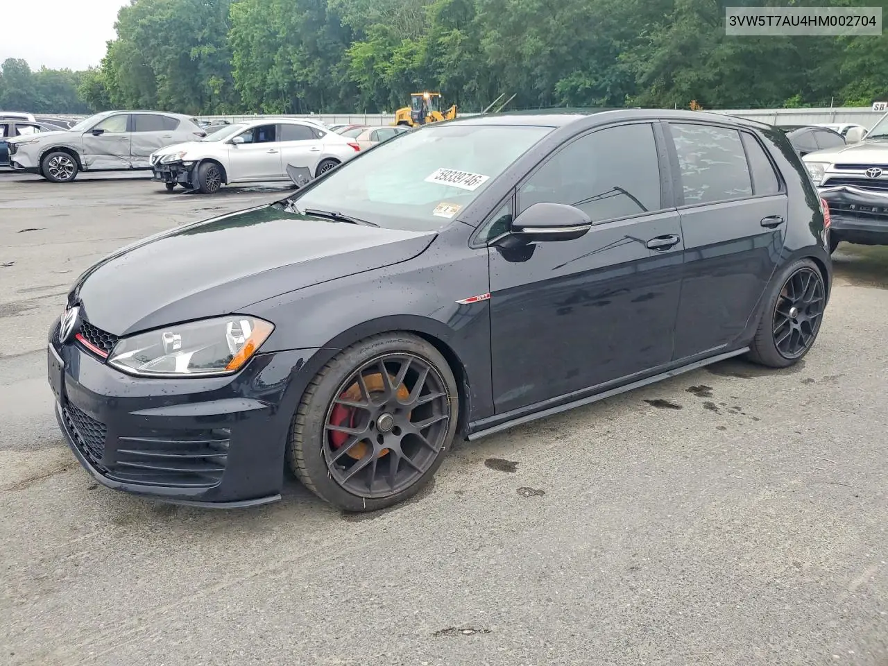 2017 Volkswagen Gti S VIN: 3VW5T7AU4HM002704 Lot: 59339746