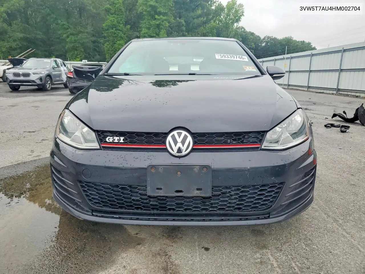 2017 Volkswagen Gti S VIN: 3VW5T7AU4HM002704 Lot: 59339746