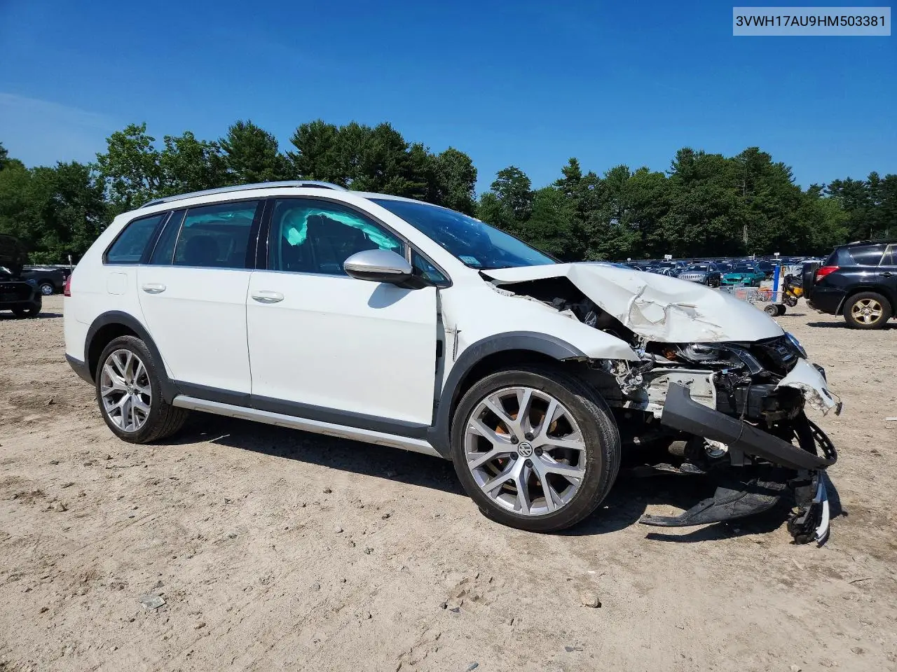 2017 Volkswagen Golf Alltrack S VIN: 3VWH17AU9HM503381 Lot: 59357946