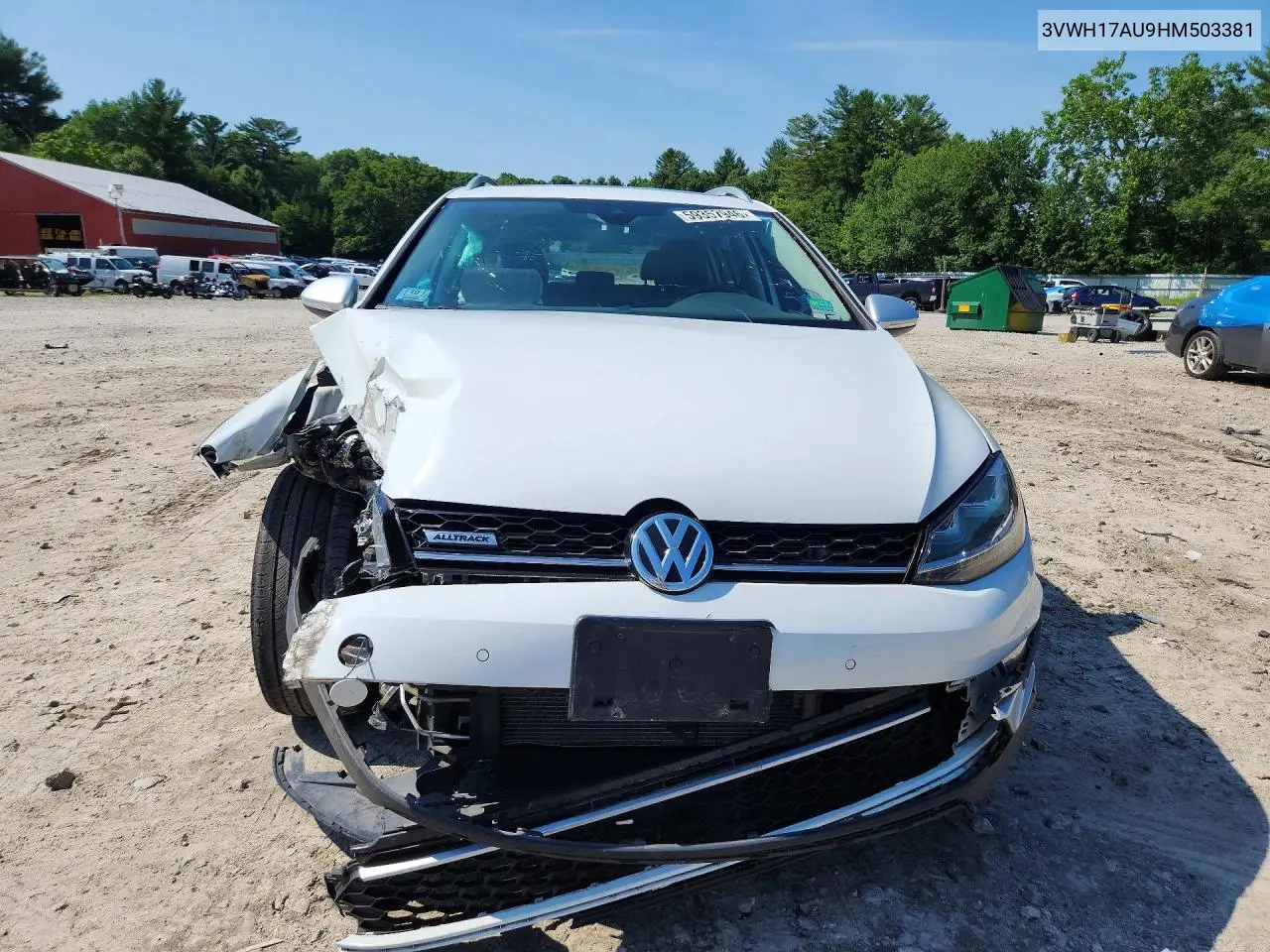 2017 Volkswagen Golf Alltrack S VIN: 3VWH17AU9HM503381 Lot: 59357946