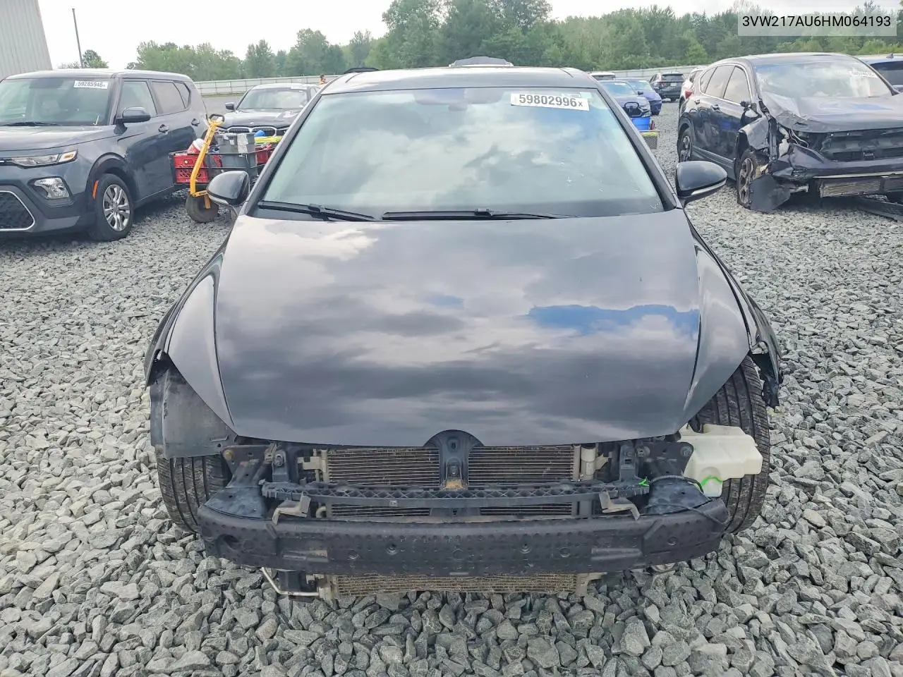 2017 Volkswagen Golf S VIN: 3VW217AU6HM064193 Lot: 59802996