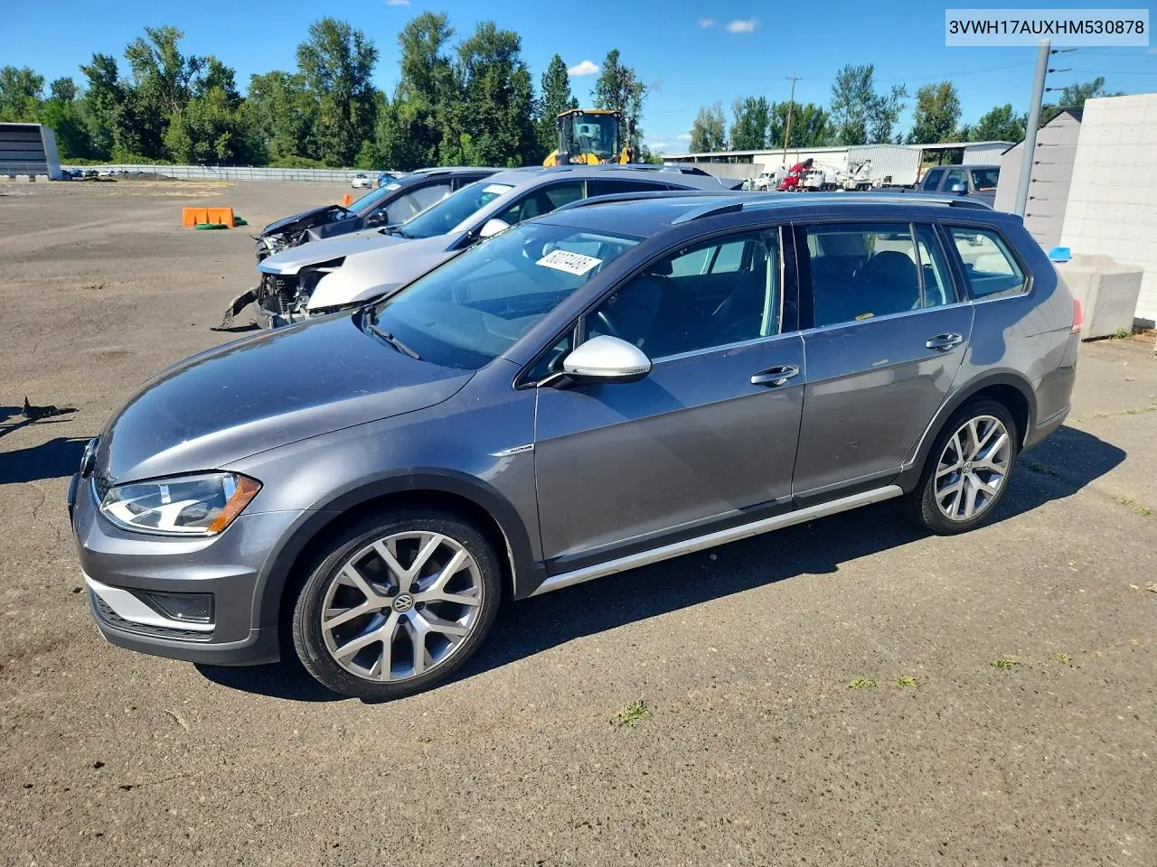 2017 Volkswagen Golf Alltrack S VIN: 3VWH17AUXHM530878 Lot: 60074486