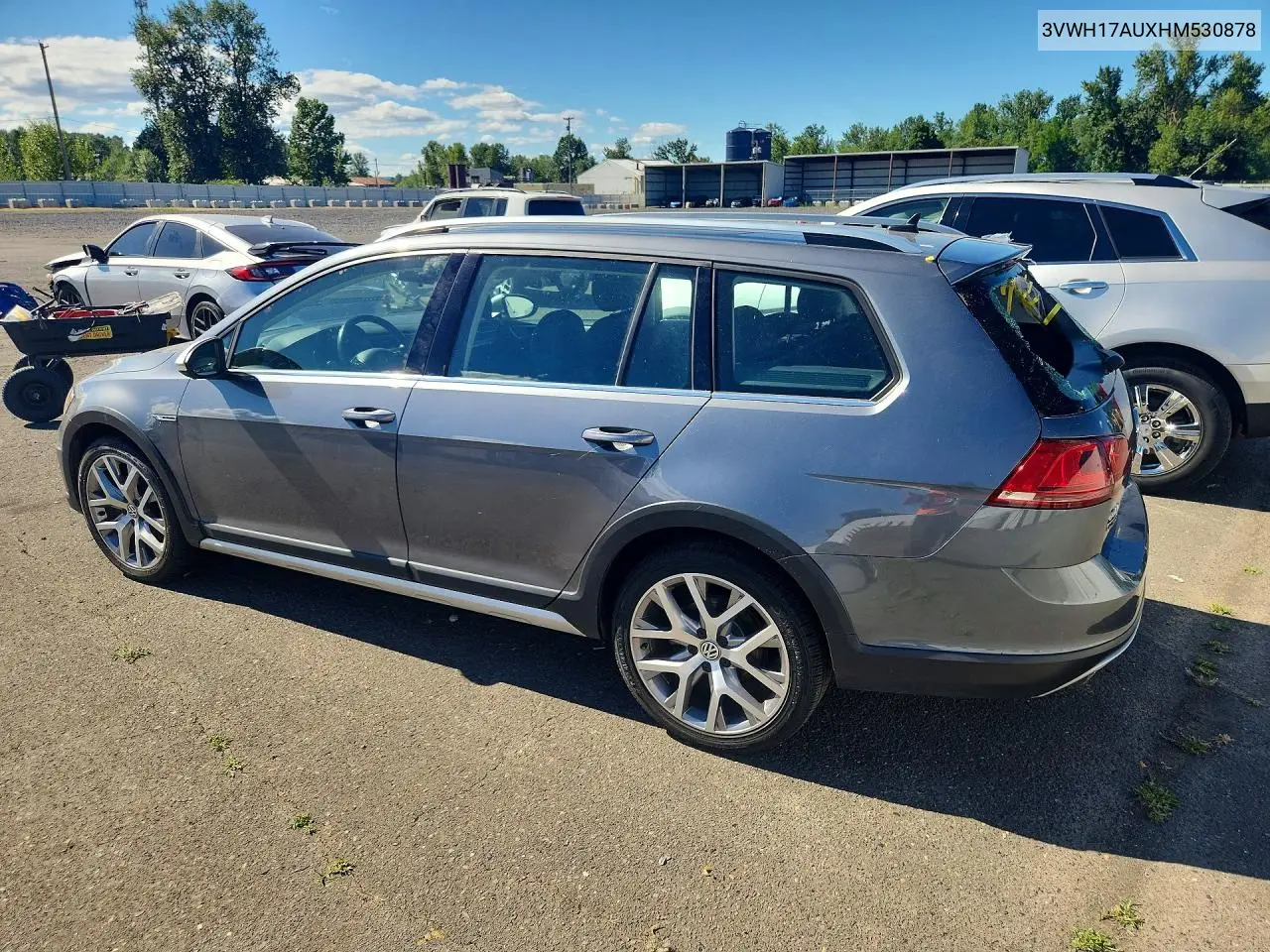 2017 Volkswagen Golf Alltrack S VIN: 3VWH17AUXHM530878 Lot: 60074486