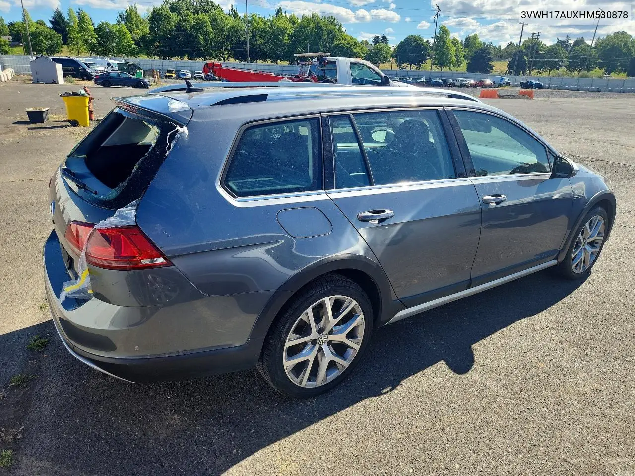 2017 Volkswagen Golf Alltrack S VIN: 3VWH17AUXHM530878 Lot: 60074486