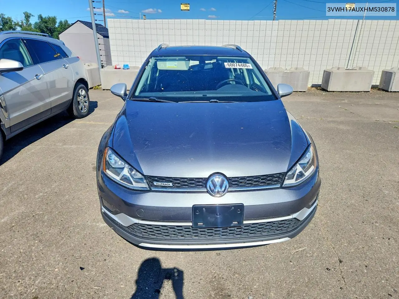 2017 Volkswagen Golf Alltrack S VIN: 3VWH17AUXHM530878 Lot: 60074486