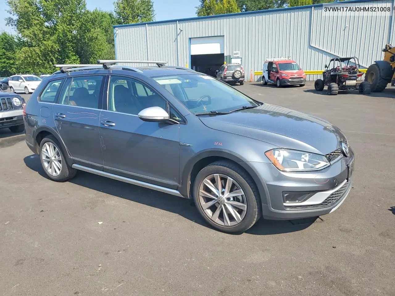2017 Volkswagen Golf Alltrack S VIN: 3VWH17AU0HM521008 Lot: 61802246