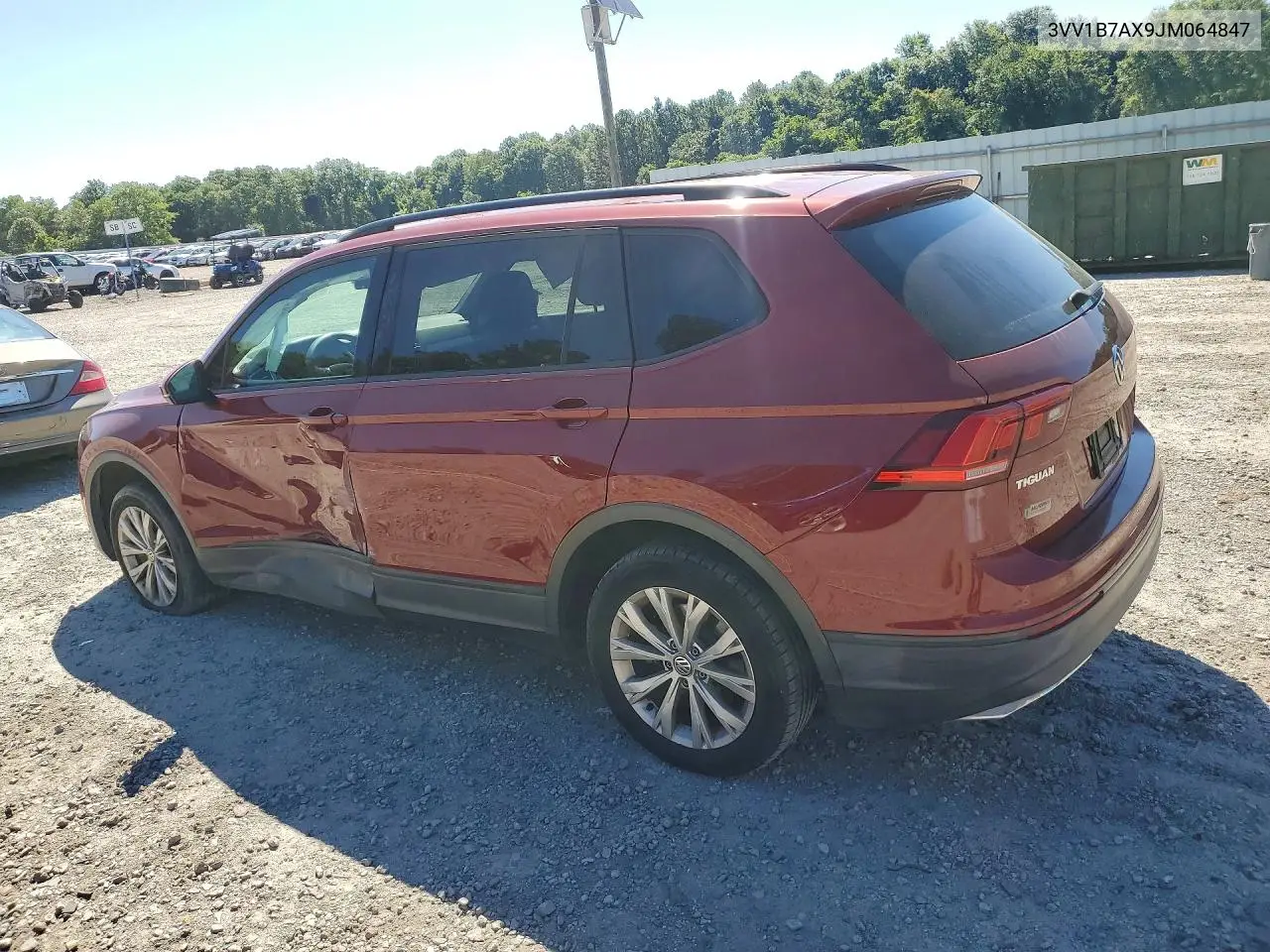 2018 Volkswagen Tiguan S VIN: 3VV1B7AX9JM064847 Lot: 55644926