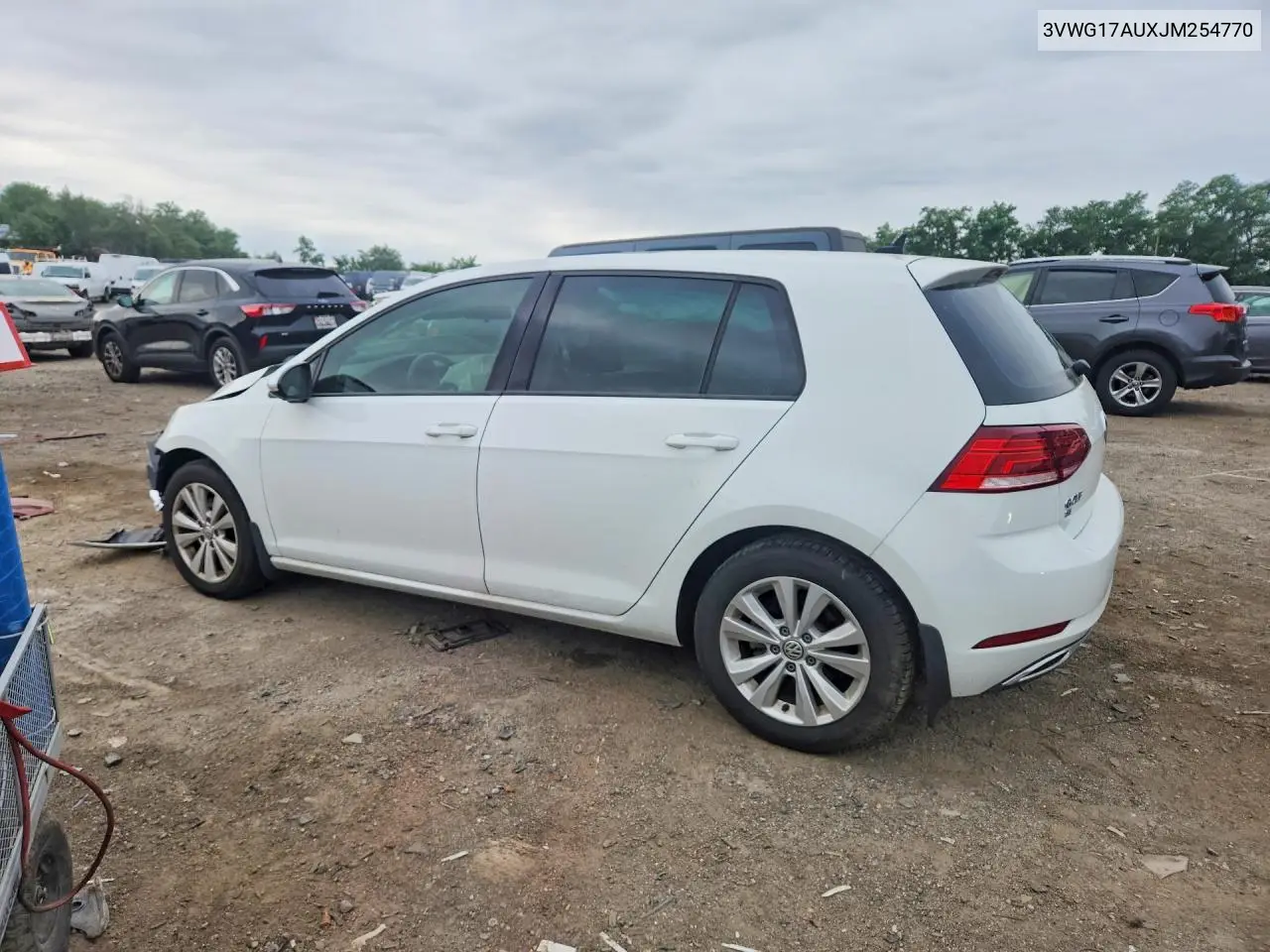 2018 Volkswagen Golf S VIN: 3VWG17AUXJM254770 Lot: 56243836