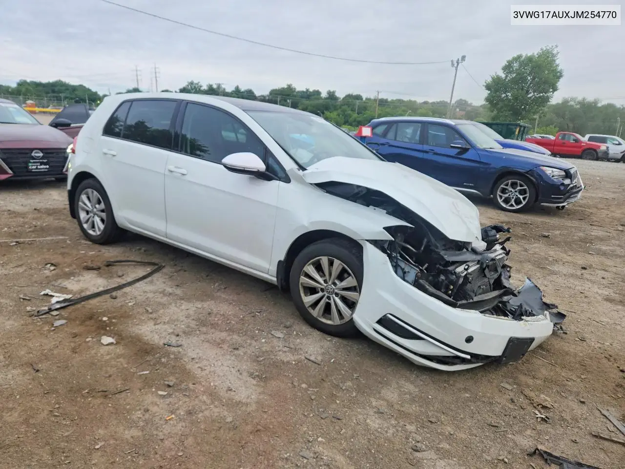2018 Volkswagen Golf S VIN: 3VWG17AUXJM254770 Lot: 56243836