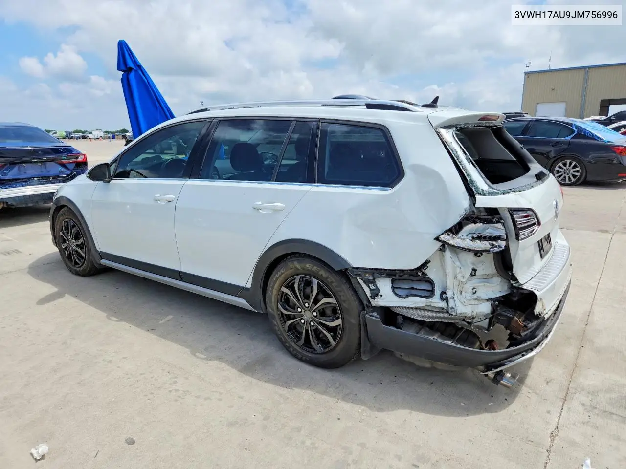 2018 Volkswagen Golf Alltrack S VIN: 3VWH17AU9JM756996 Lot: 56605386