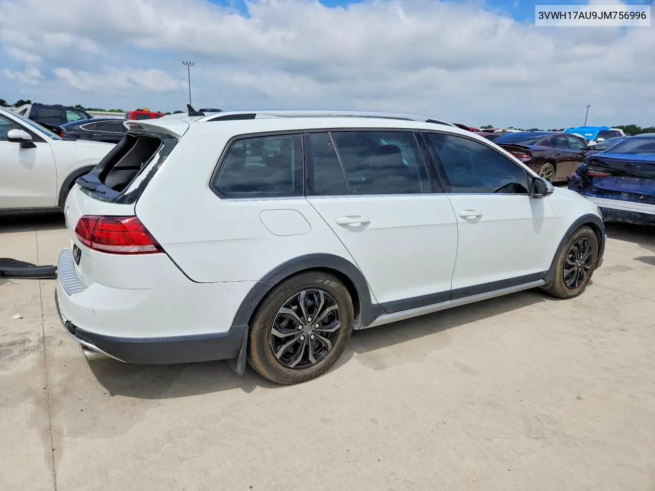 2018 Volkswagen Golf Alltrack S VIN: 3VWH17AU9JM756996 Lot: 56605386