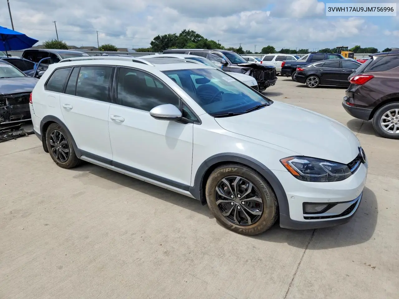 2018 Volkswagen Golf Alltrack S VIN: 3VWH17AU9JM756996 Lot: 56605386