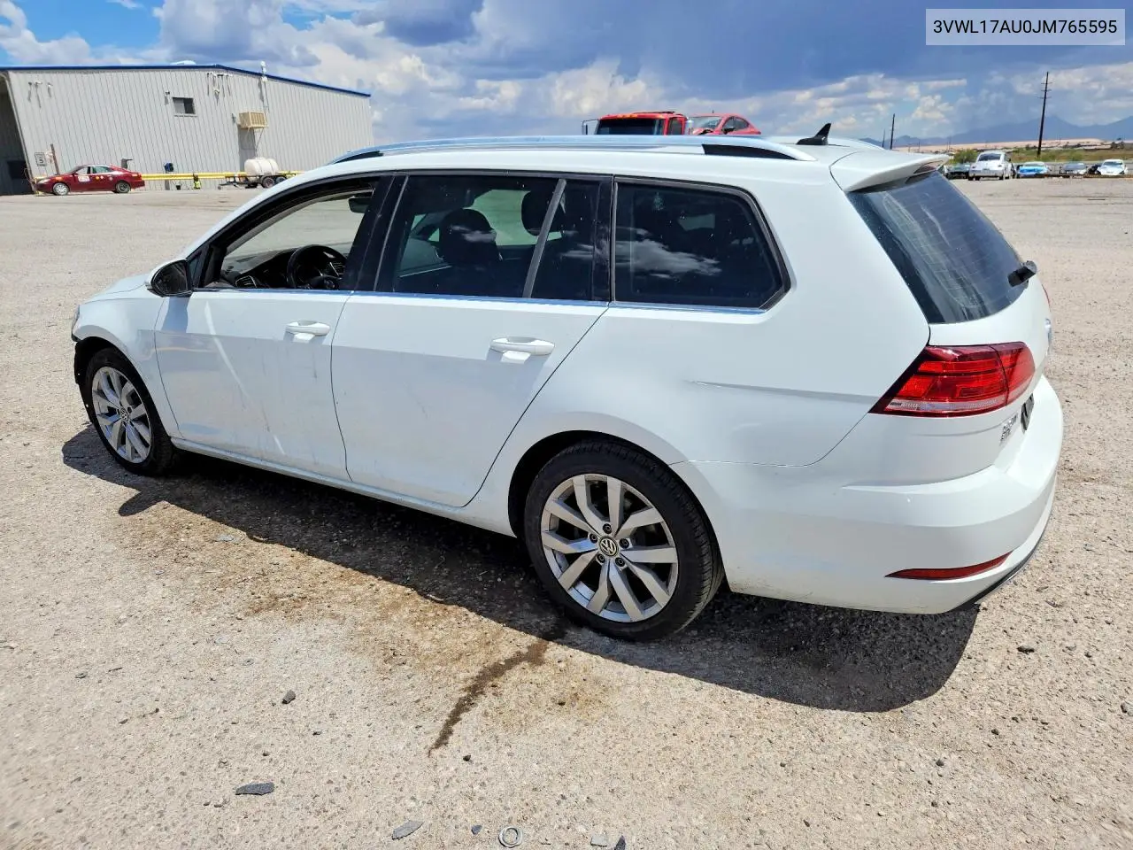 2018 Volkswagen Golf Sportwagen Sel VIN: 3VWL17AU0JM765595 Lot: 56671406