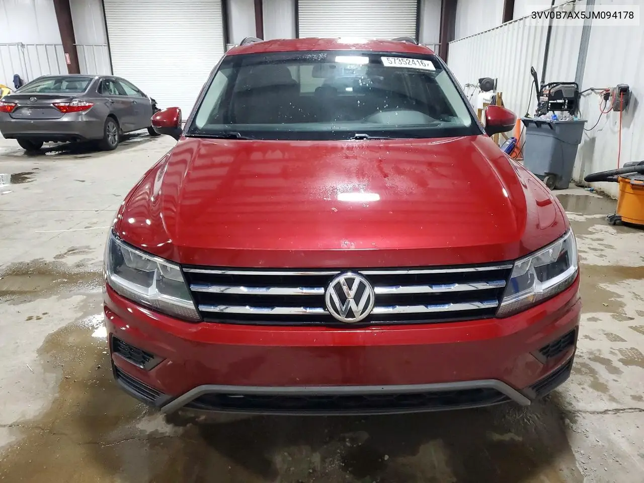 2018 Volkswagen Tiguan S VIN: 3VV0B7AX5JM094178 Lot: 57352416