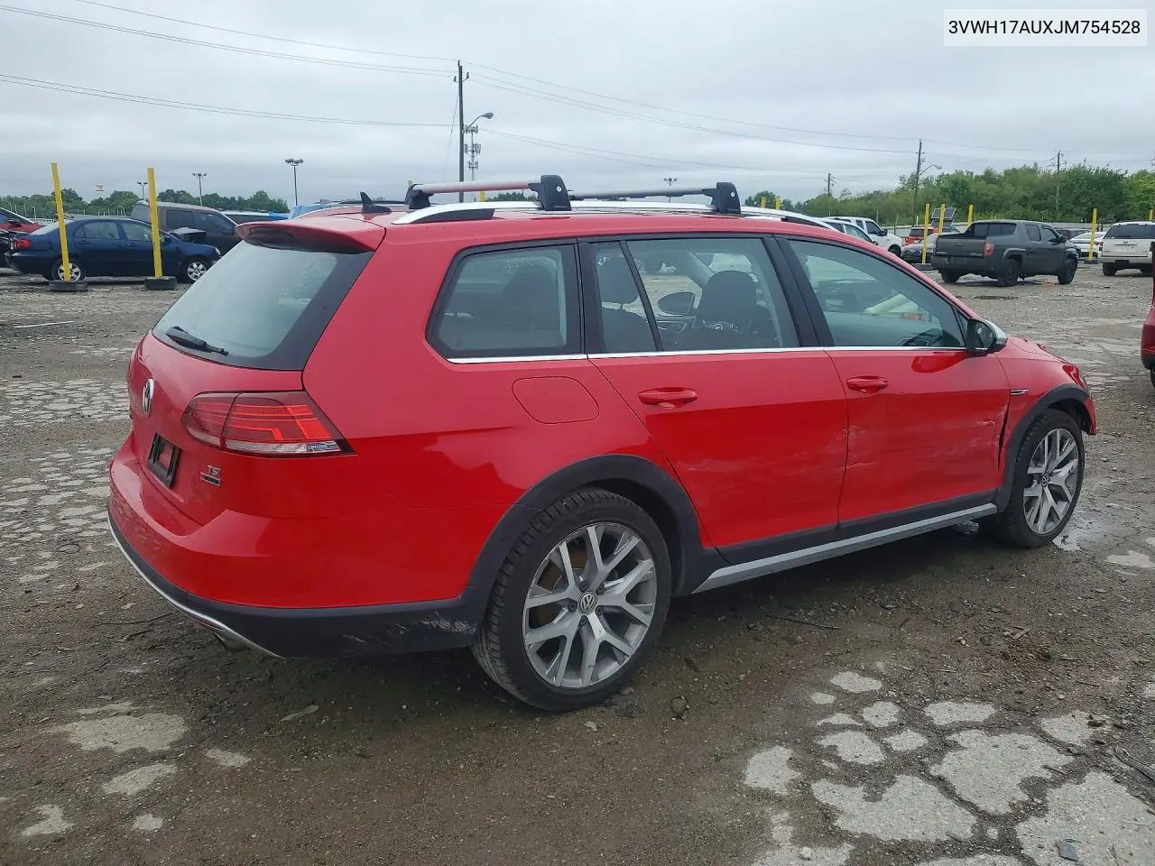 2018 Volkswagen Golf Alltrack S VIN: 3VWH17AUXJM754528 Lot: 57376146