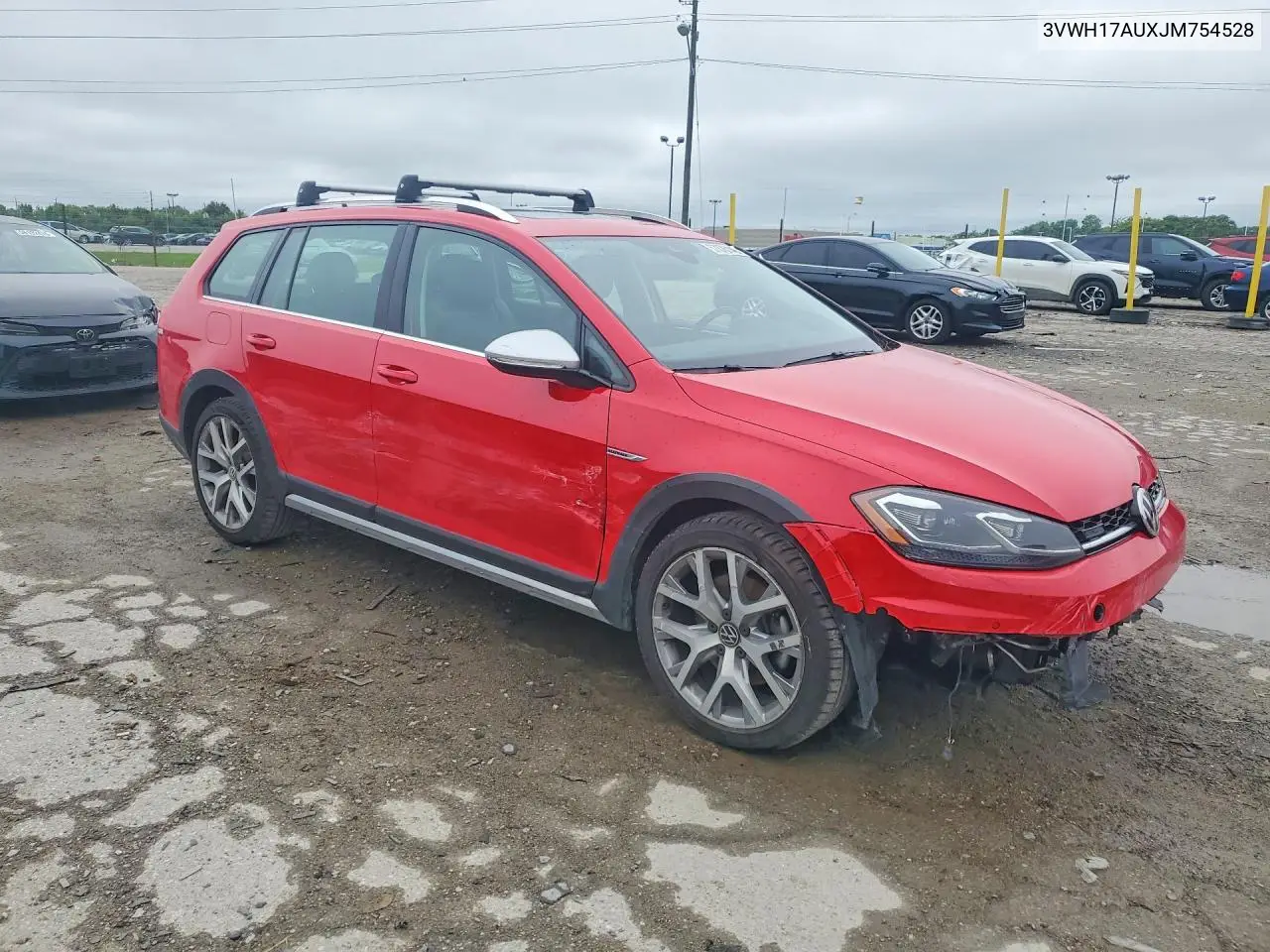 2018 Volkswagen Golf Alltrack S VIN: 3VWH17AUXJM754528 Lot: 57376146