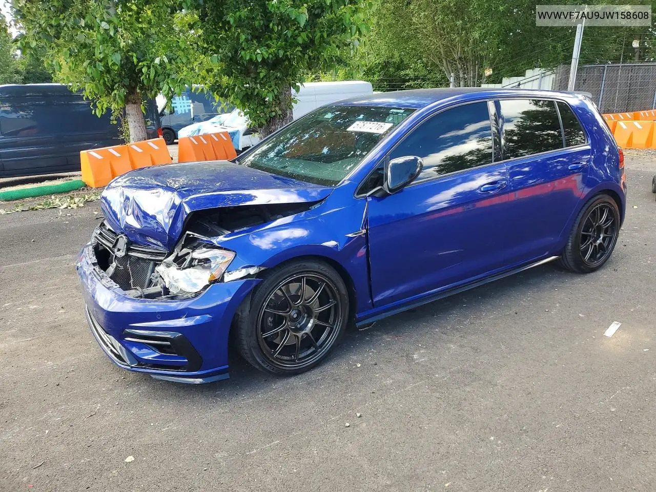 2018 Volkswagen Golf R VIN: WVWVF7AU9JW158608 Lot: 57877216