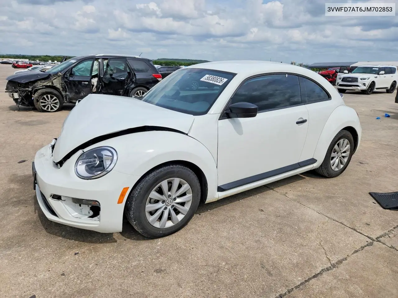2018 Volkswagen Beetle S/Coast VIN: 3VWFD7AT6JM702853 Lot: 58380826