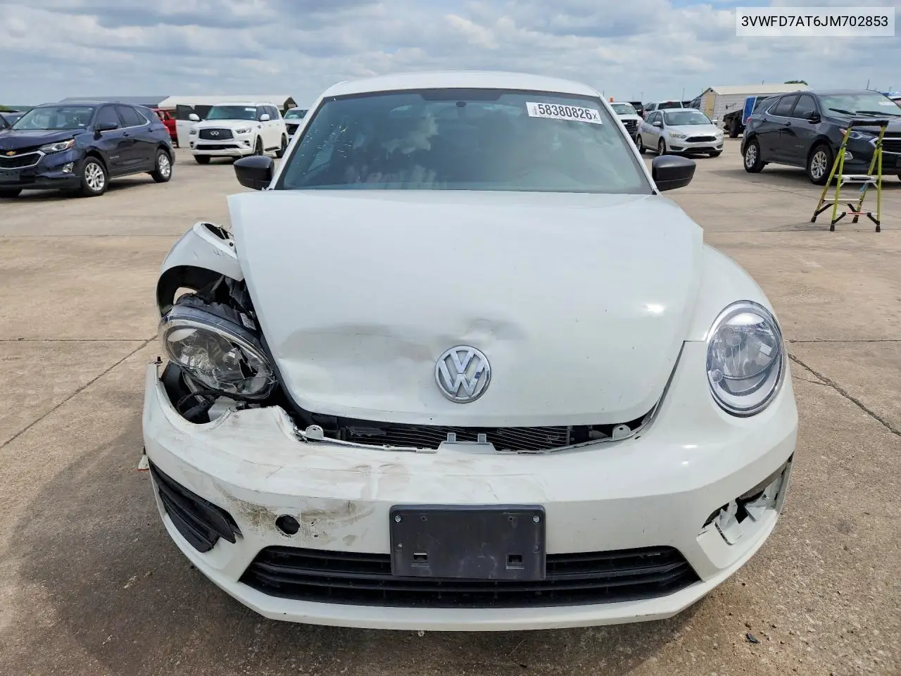 2018 Volkswagen Beetle S/Coast VIN: 3VWFD7AT6JM702853 Lot: 58380826