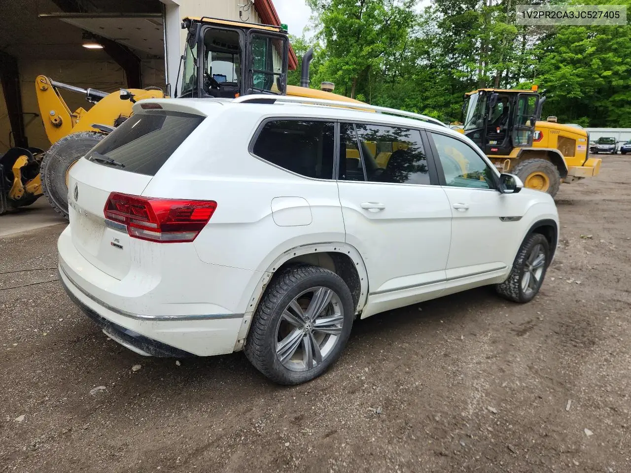 2018 Volkswagen Atlas Se VIN: 1V2PR2CA3JC527405 Lot: 58628476