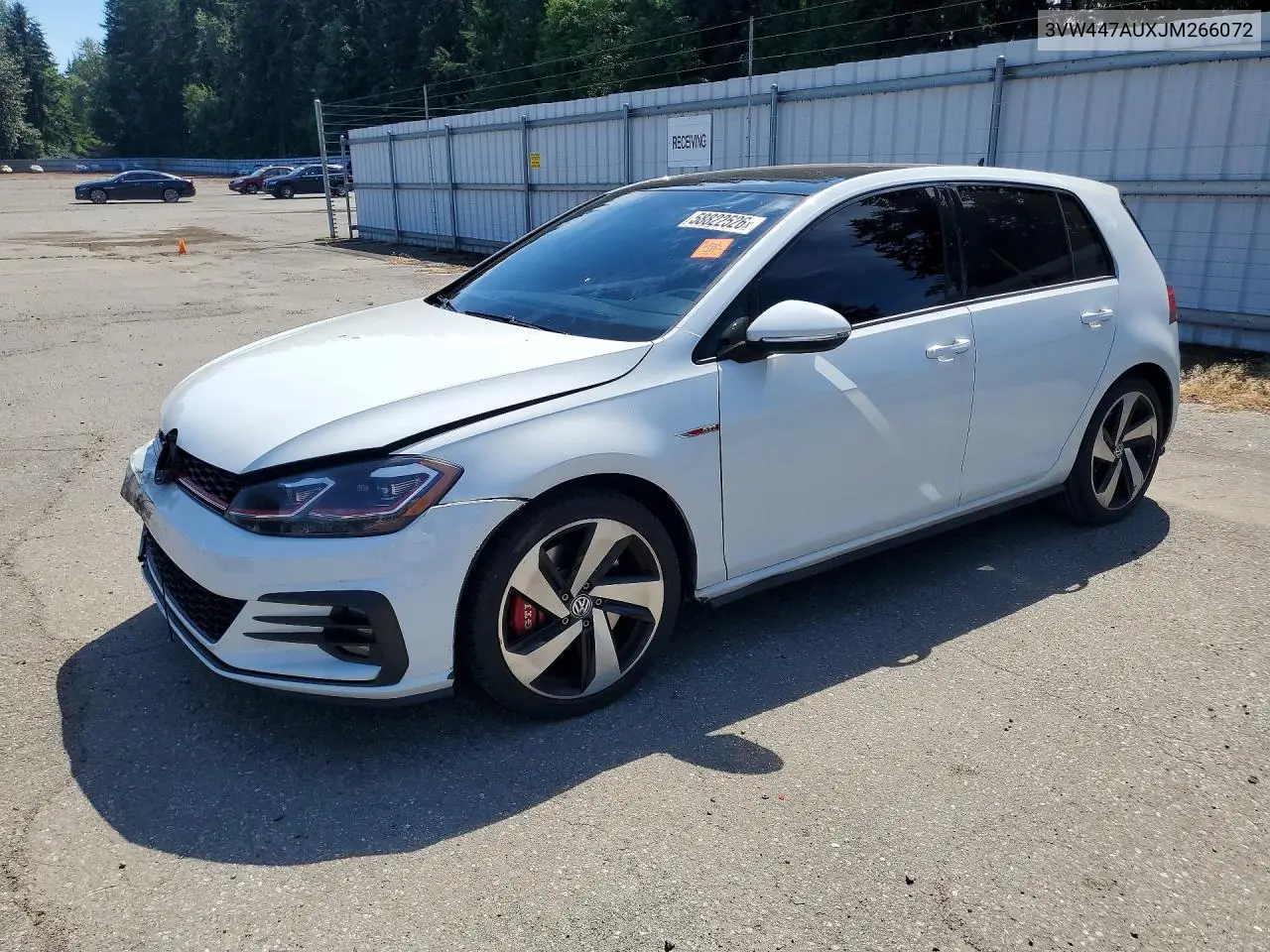 2018 Volkswagen Gti S/Se VIN: 3VW447AUXJM266072 Lot: 58822526