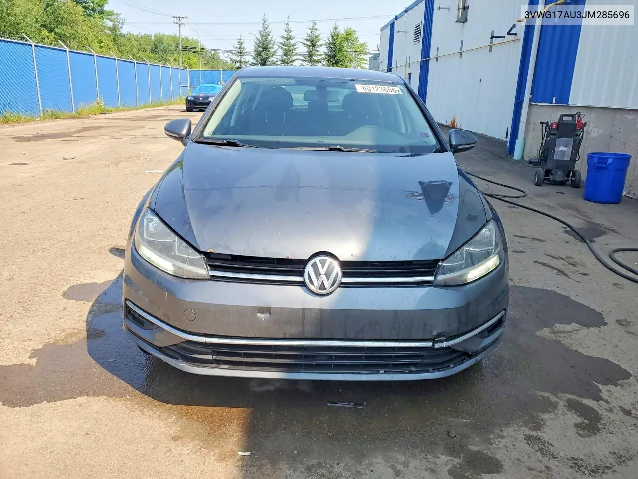 2018 Volkswagen Golf S VIN: 3VWG17AU3JM285696 Lot: 60123806
